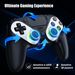 Controller For PS5/Playstion 5 Pro/Slim/PC Console Wireless Gamepad Game Joystick RGB Lights Turbo Touchpad Hall Trigger_voghion.com