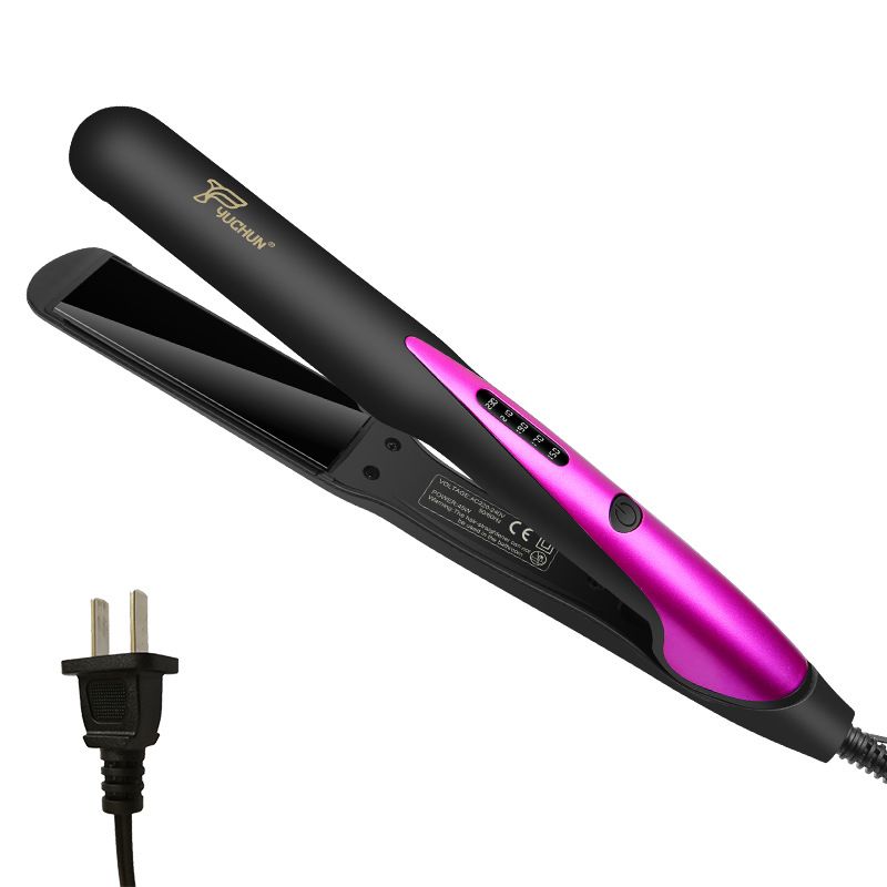 Temperatuurgecontroleerde stijltang - Professionele stijltang voor glad en pluisvrij stylen (keramische platen, snelle warmte, salonkwaliteit)_voghion.com