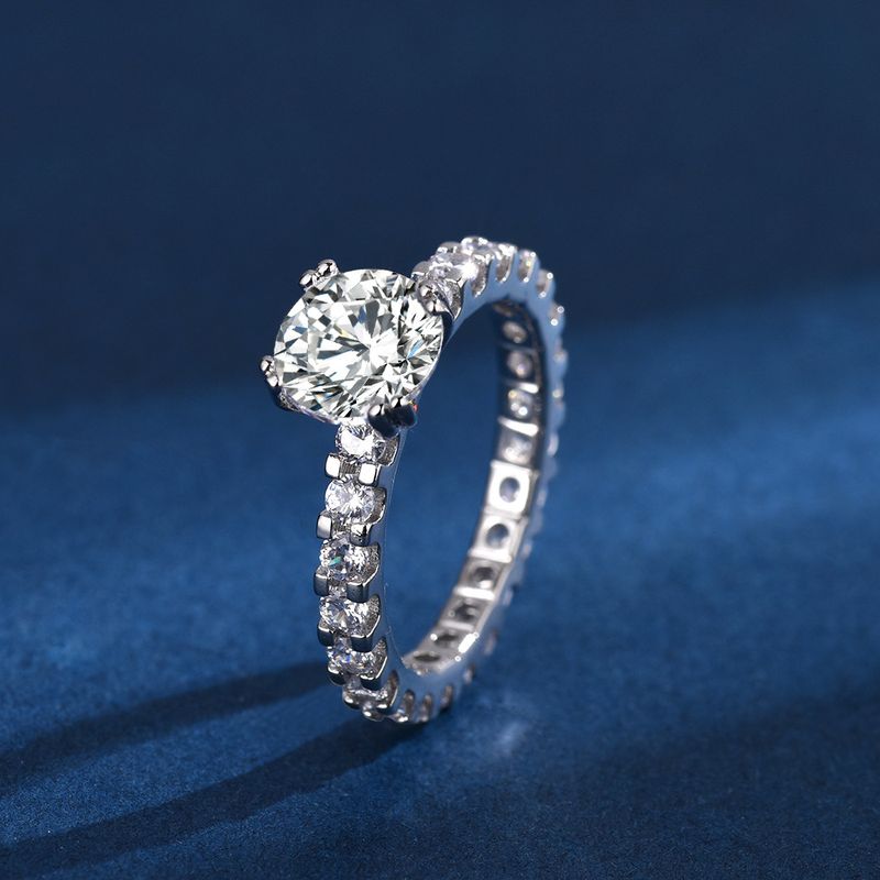 Neue Stil Starry Sky Damen Ring Gruppe Intarsien Mit EINEM Vollen Kreis Von Einem Karat Zirkon Ring Licht Luxus Mode Reihe ring Heißer Verkauf Schmuck_voghion.com