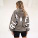 Damen-Sportmode, modischer Hoodie mit Buchstabenprint in großen Größen, lässiger, lockerer Pullover_voghion.com