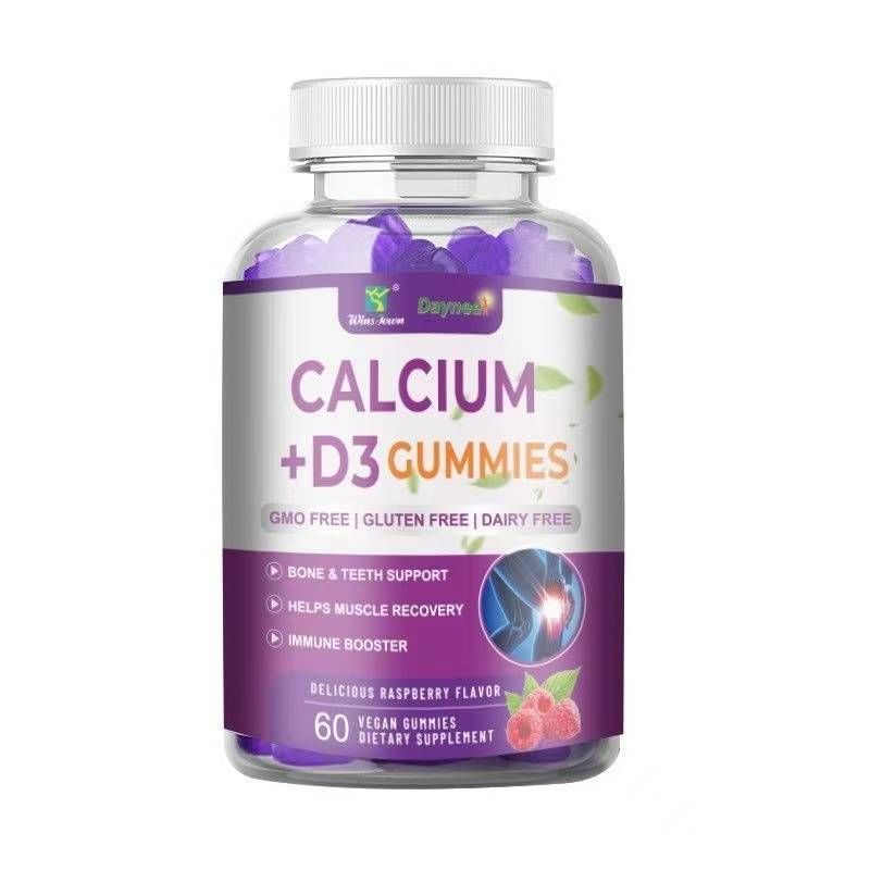 Dayneer Vitamín D3 Vápník Ovoce a zelenina Vápníkové gumové bonbóny_voghion.com