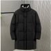 Koreanischer, langer, wattierter Mantel – Slim Fit Winterjacke mit gesteppter Isolierung (L-5XL, Schwarz)_voghion.com