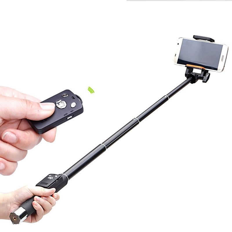 YT-888 Rotating Selfie Stick with Bluetooth for Smartphone_voghion.com
