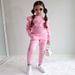 Kid's Clothing Autumn Leisure Sports New Long Sleeved Solid Color Sweater Suit Ins_voghion.com