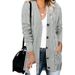 Cardigan lungo in maglia da donna – Cappotto oversize con scollo a V e bottoni (S-XXXL, 14 colori)_voghion.com