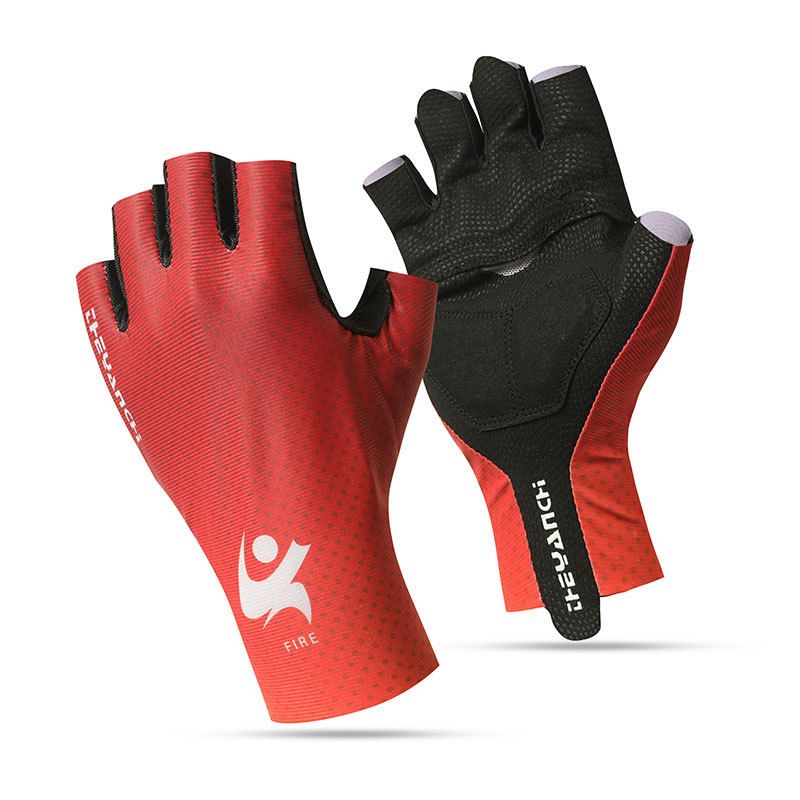 Gants de cyclisme pour hommes et femmes au printemps et en été, cyclisme en plein air, pêche, antidérapants, fitness à demi-doigts, exercice et gants de cyclisme_voghion.com