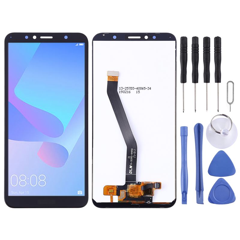 OEM LCD Screen For Huawei Y6 Prime (2018) With Digitizer Full Assembly (Black)_voghion.com