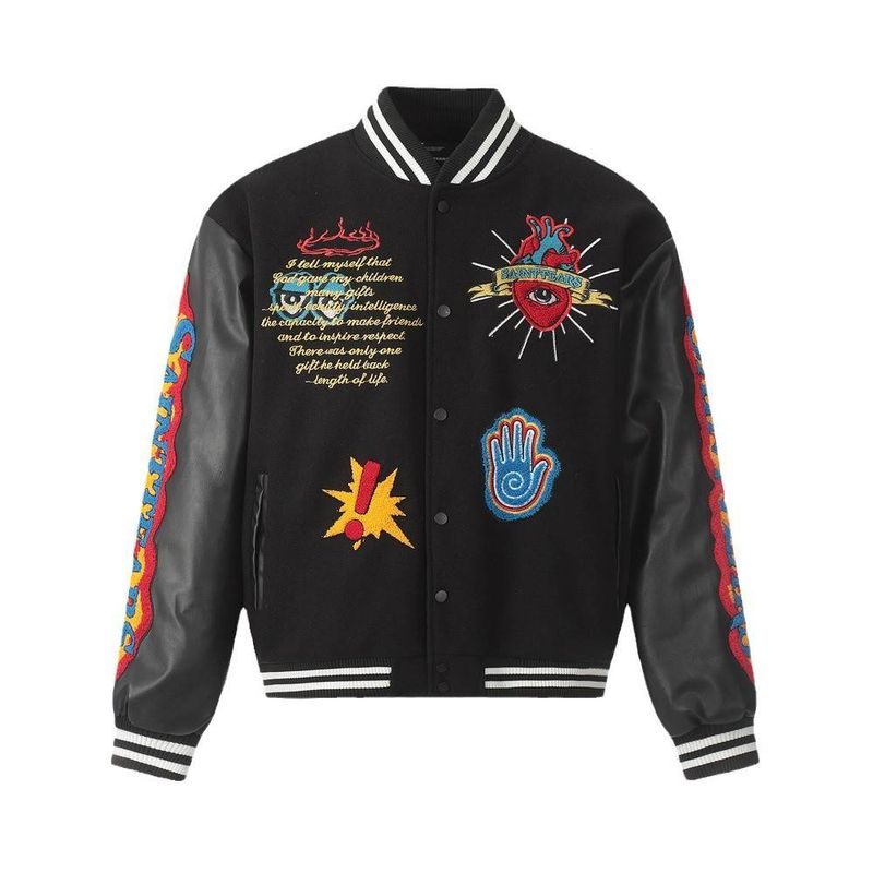 Men's Clothing Baseball Jacket Men's And Women's Autumn And Winter Heavy Loose Thick Jacket_voghion.com