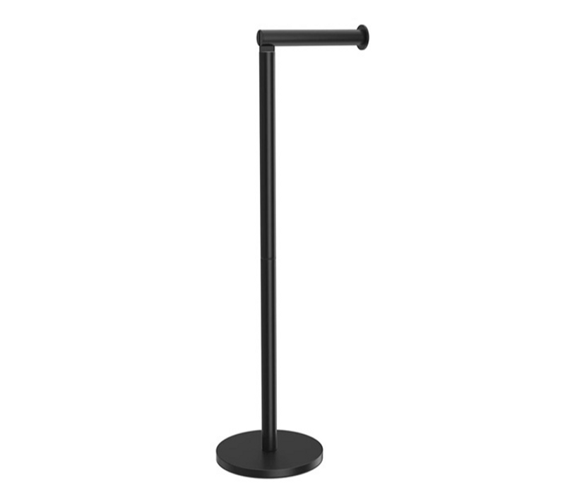 Freely Movable Floor Standing Toilet Paper Holder With Storage Roll Paper Towel Holder Stainless Steel Bathroom Punch Free Hardware Pendant_voghion.com