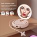 Set regalo 3 in 1 in stile vintage: specchio per il trucco a LED, power bank da 6000 mAh e scaldamani regolabile con ricarica USB - illuminazione bifacciale_voghion.com