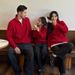 Trendy High-Neck Zip-Up Sweater Set – Matching Family Outfits For Lunar New Year & Christmas (80cm-XXL, Festive Red)_voghion.com