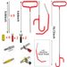 Kit di emergenza per 26 chiavi per auto in acciaio inossidabile Ohhandle, attrezzo a cuneo combinato per airbag, gancio distanziatore_voghion.com