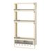 Wall Mounted Organizer Shelf - Multi-Purpose Plastic Storage Rack With Hooks & Towel Bar, Space-Saving (Drawer Options, Pastel Green/Milk White)_voghion.com