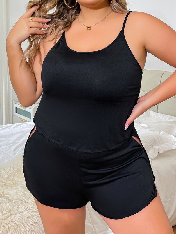 Γυναικεία ρούχα Σέξι εσώρουχα Σετ δύο τεμαχίων Μεγάλο μέγεθος Σέξι Διασκεδαστικές Πυτζάμες Εξώπλατες Σέξι Σετ_voghion.com