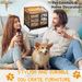 Multi-function Furniture Style Dog Crates With Storage, Dog Crate Furniture Large Wooden Dog Kennel With Double Doors, For Large/Medium Dog Indoor, Brown_voghion.com