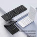 Bluetooth sem fio para celulares, computadores, iPads, tablets, laptops de escritório, teclado dobrável_voghion.com