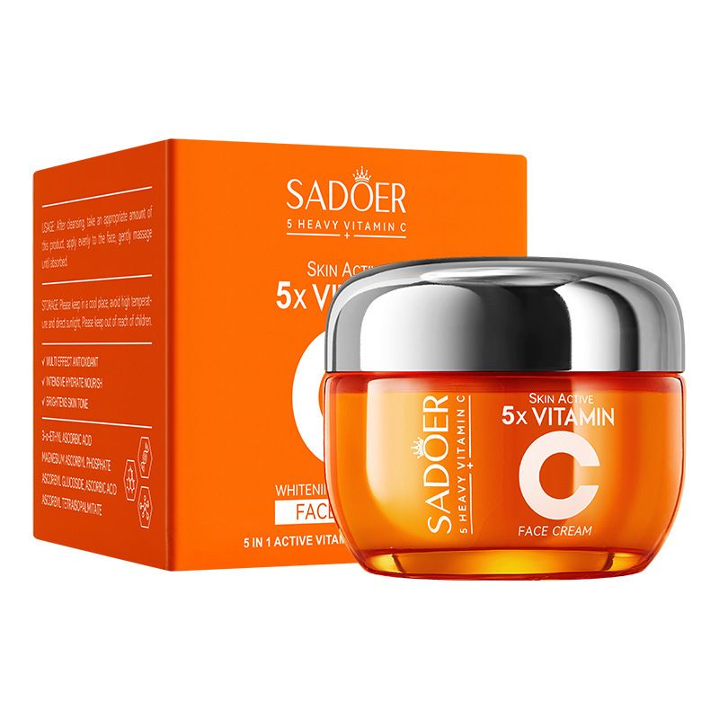Sadoer Five-fold Vitamin C Whitening Firming Moisturizing Cream Moisturizing skin Rejuvenating Cream_voghion.com