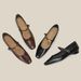 Q213-2 Ultra Soft Loafers Slip-On Mary Jane Low Heel Comfortable Women's Shoes For Autumn Casual Wear_voghion.com