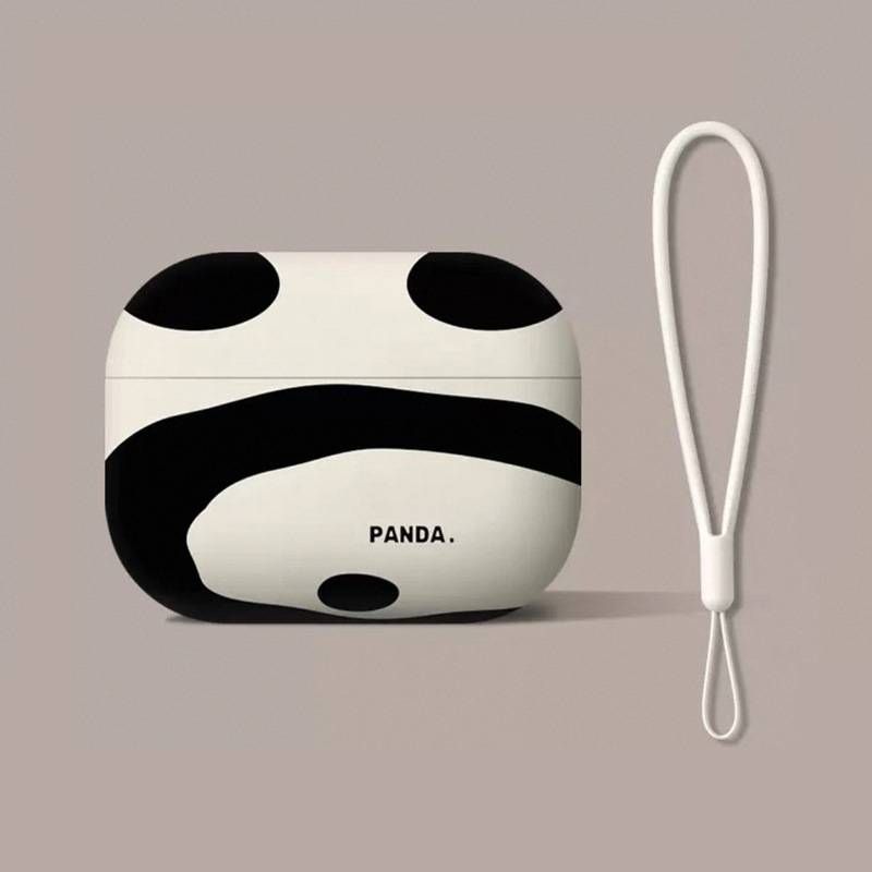 Kompatibel med AirPods 4 med sødt Anime Panda-etui, blødt TPU-hudbeskyttende cover til kvinder, mænd, kompatibelt med Airpod 4-etui_voghion.com