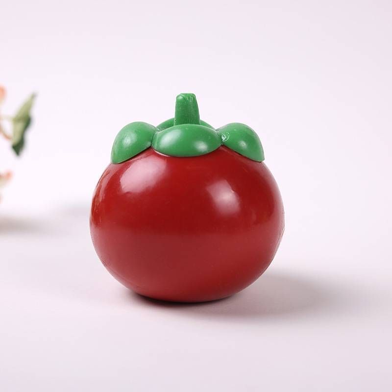 Foam Squishies Venting Water Ball Creative Decompression Unbreakable Mangosteen Decompression Fruit Venting Ball Strawberry Pinch Fun=_voghion.com