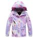 Koosspeak New Children's Ski Suits For Girls, Winter Outdoor Windproof, Water-repellent, Warm, Thickened Snowboard And Ski Jackets._voghion.com