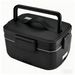 Portable Electric Lunch Box - Plug-in Heating & Steaming Function, Suitable For Home Use & Office Workers To Carry "_voghion.com