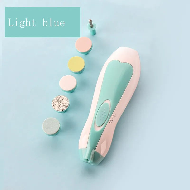 Kids Baby Nail Trimmer Electric Baby Manicure Pedicure Nail Clippers Cutter Scissors Care Set New Born_voghion.com