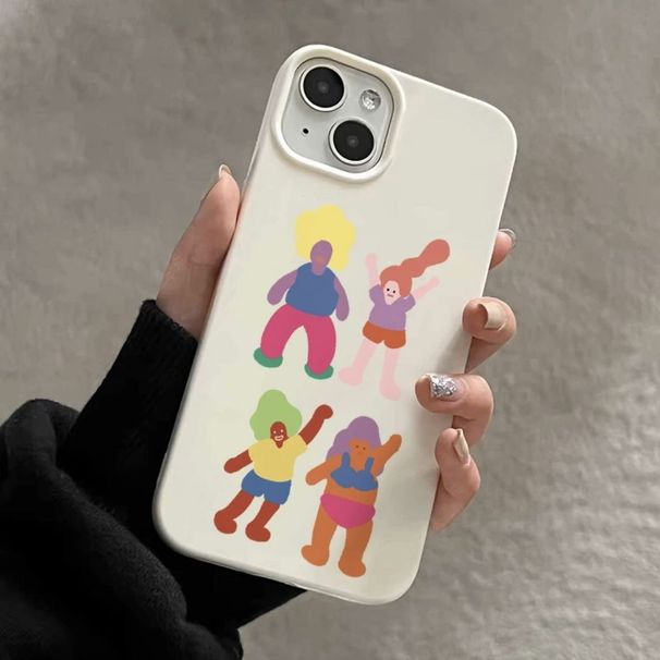 Grappige stripfiguur geschikt voor 15 Promax telefoon iPhone 14/13 schattig 12 zachte hoes X Fun 78_voghion.com