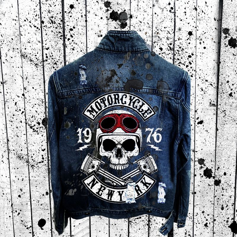 Herrenbekleidung Herbst und Winter Denim Trend Jeansjacke Herren Baseballjacke Mantel_voghion.com
