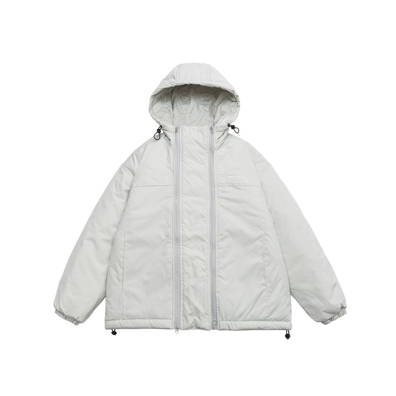 MARDIA design sense versione coreana coppia di studenti giacca invernale con cappuccio in cotone per uomo e donna, vestibilità ampia_voghion.com