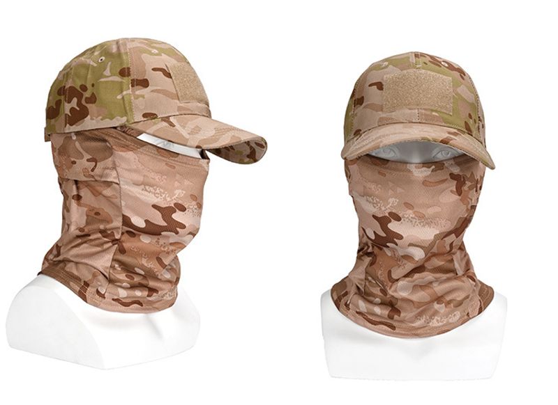 Radfahren Gesichtsmaske Beliebte Camouflage Baseball Cap Maske Set Outdoor Camping Wandern Bergsteigen Angeln Sonnenschutz Sport Cap_voghion.com