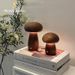 Creative Ins Mushroom Night Light Simple Atmosphere Bedside Ornament Rechargeable Touch LED Table Lamp Birthday Gift_voghion.com