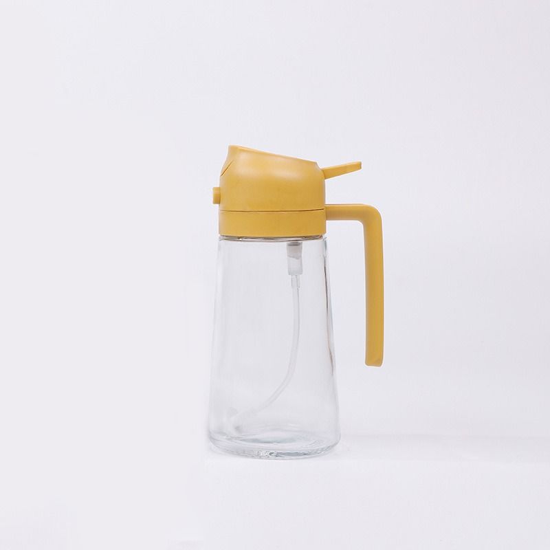 2-In-1 Oil Spray & Pour Bottle - Glass Kitchen Dispenser With Misting & Pouring Functions Leak-Proof & Food-Grade​_voghion.com
