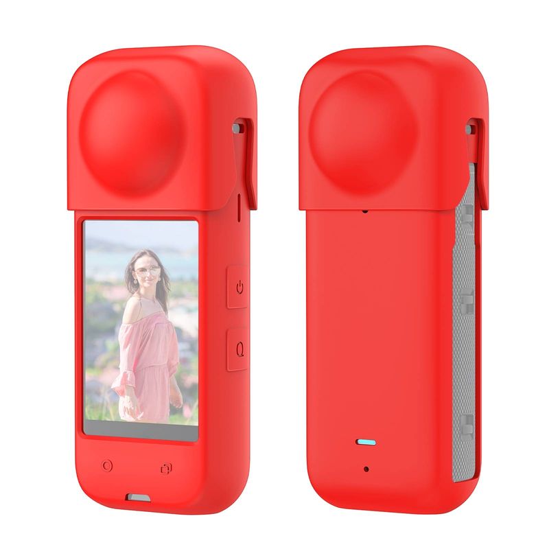Pour Insta360 X4 PULUZ Étui de protection complet en silicone anti-poussière_voghion.com