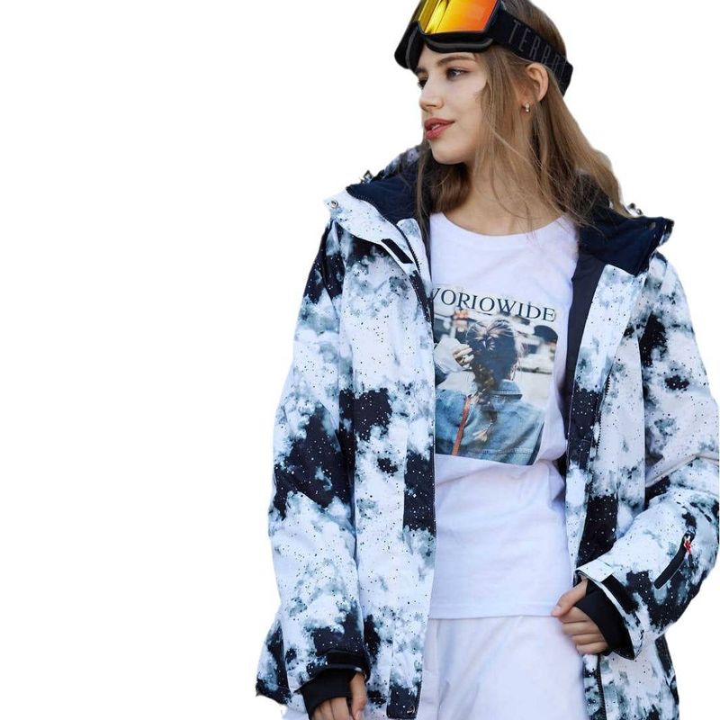 Women's Clothing Ski suit single board and double board mountaineering outdoor skiing windproof waterproof and warm_voghion.com