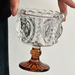 Brown Retro Crystal Ice Cream Cup Ins Style High Aesthetic Relief Dessert Cup Glass High Footed Cup Ice Cream Cup_voghion.com