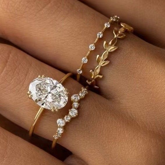 Orecchini da sposa da donna con ciondolo a forma di anello, classici e di lusso, tempestati di diamanti, con regalo di coppia fatto a mano_voghion.com