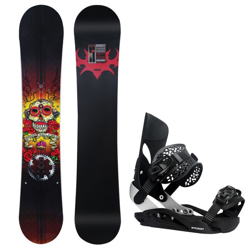 Wiązania snowboardowe snowboardowe dla dorosłych modele męskie i damskie początkujący początkujący płaskie wer zestaw uniwersalny_voghion.com