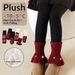 Voyage Fleece-Lined Thickened Leggings Autumn Winter Children's Patchwork Socks Dance Tights Baby Girls' Warm Pants_voghion.com