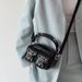 2024 New Women's Trendy Motorcycle Camera Small Square High-end Shoulder Crossbody Bag Handbag_voghion.com