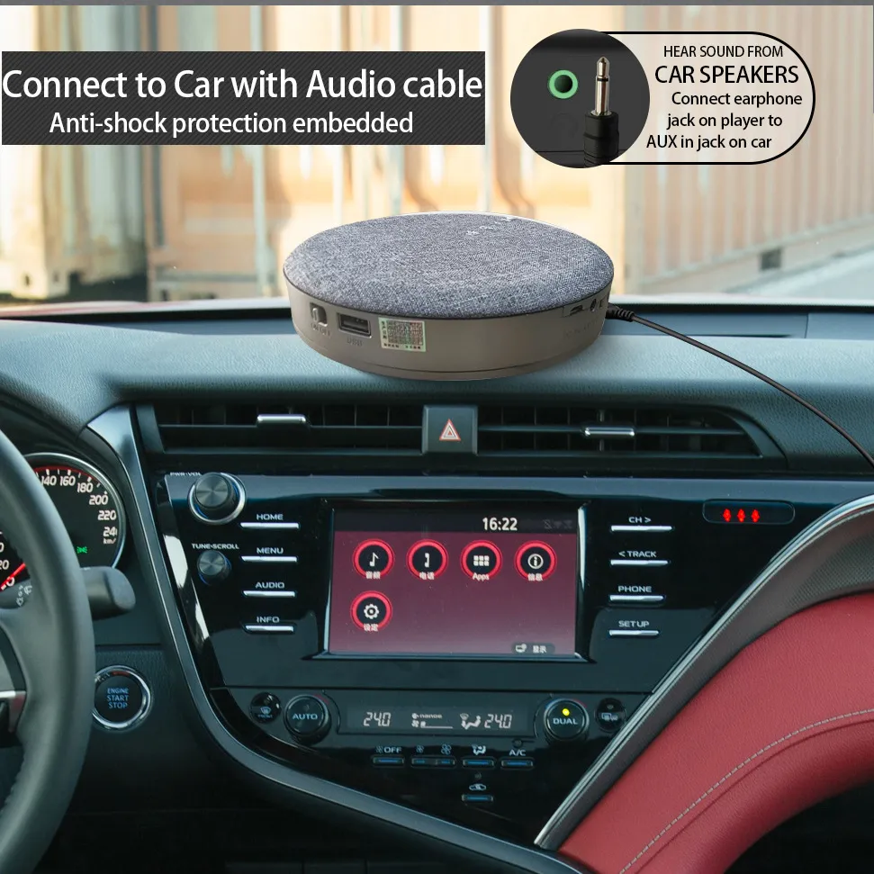 Portable DVD/CD Player Supports Bluetooth And U Disk Playback, Suitable For Learning And Entertainment, Cross-border CD Player_voghion.com