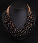 Collana tutta fatta a mano in cristallo di vetro multistrato con clavicola corta per l'industria pesante, moda femminile esagerata gioielli di grande nome_voghion.com