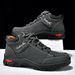 6658 Microfiber Men's Martin Boots Chelsea Range Grey, Choose Size And Tell Seller_voghion.com