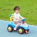 Toddlers Ride On Toy Childrens Push Along Car Design Music Light Horn_voghion.com