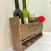 Storage Household Wooden Red Glass Inverted High-End Luxury Wine Rack Single_voghion.com
