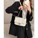 Square Chain with Embroidered Thread, Small Fragrant Wind Underarm Trendy Texture Bag, Summer Single Shoulder Crossbody_voghion.com