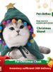 Dress up Christmas Tree Cloak Cat Dog Pet Clothes_voghion.com