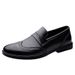 Euro Step Four Seasons Neue Top Layer Rindsleder-Loafer, Slip-On, Casual Business Brogue Herrenschuhe mit geschnitztem Design_voghion.com