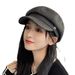 Women's Autumn Winter Internet Celebrity British Style Octagonal Hat Versatile Trendy Duckbill Painter Beret_voghion.com