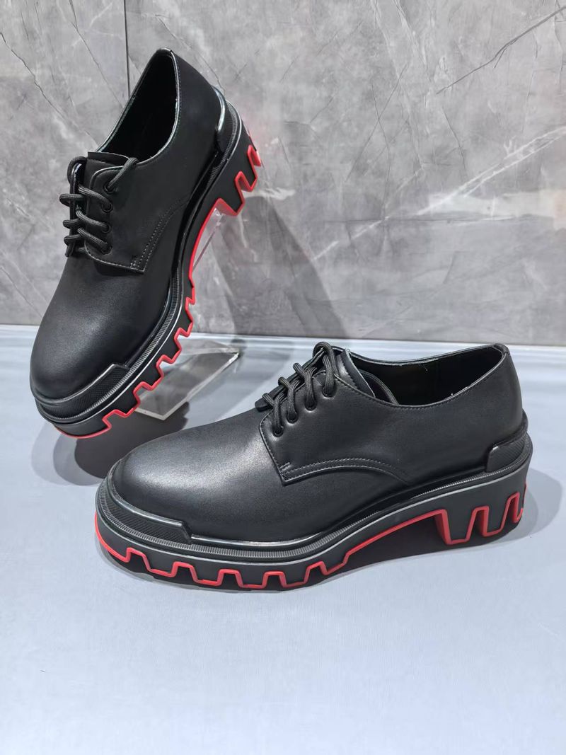 Unbeatable Quality Summer Trendy Fashion Versatile Leather For Men's High End Dress, Business Thick Soled Height Increasing Wedding Groom_voghion.com